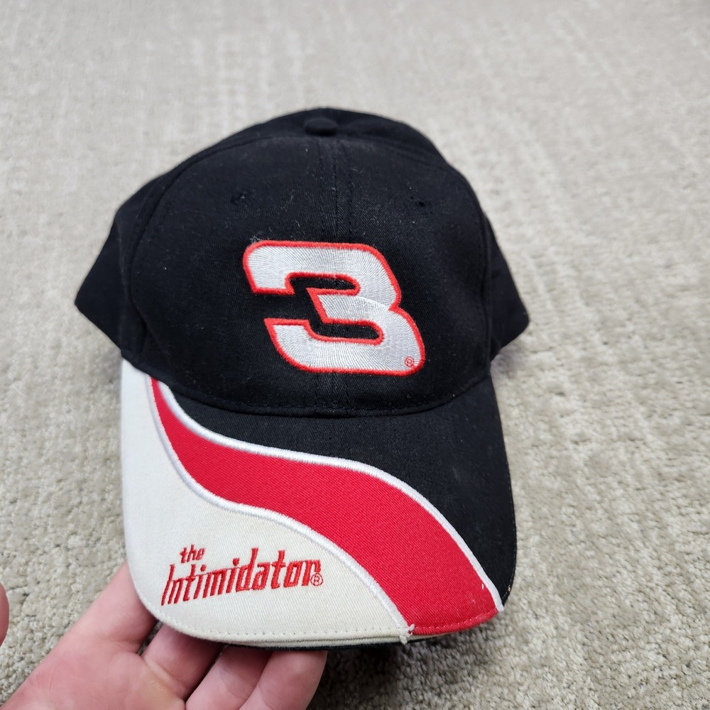 NASCAR Dale Earnhardt Sr 3 The Intimidator Hat Winners Circle Black Mens Cap